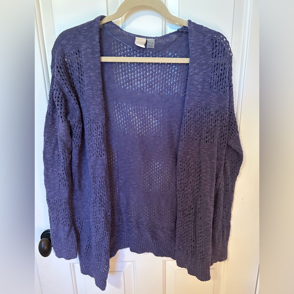 ROXY open knit cardigan. Size XS.